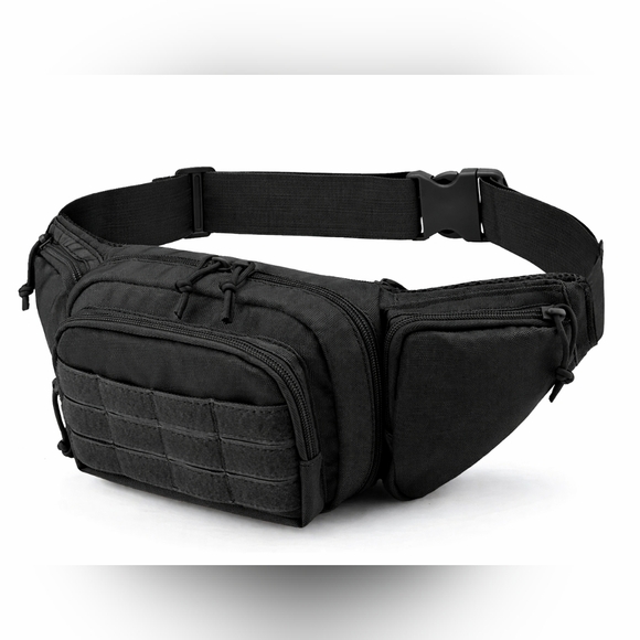 Tactical Waist Bag Concealed Gun Carry Pouch Military Pistol Holster Fanny Pack - Picture 8 of 11